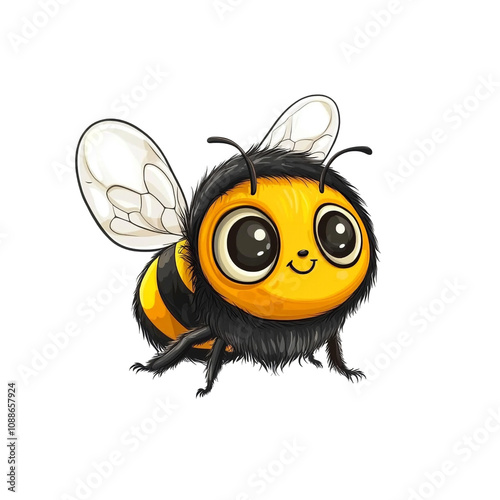 Cute Cartoon Bee Illustration