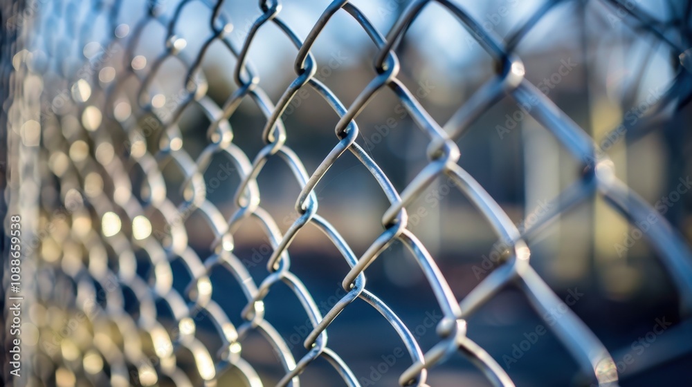 Fototapeta premium Physical Security: Implementing barriers, surveillance systems, and access controls to safeguard physical environments like buildings, preventing unauthorized access.