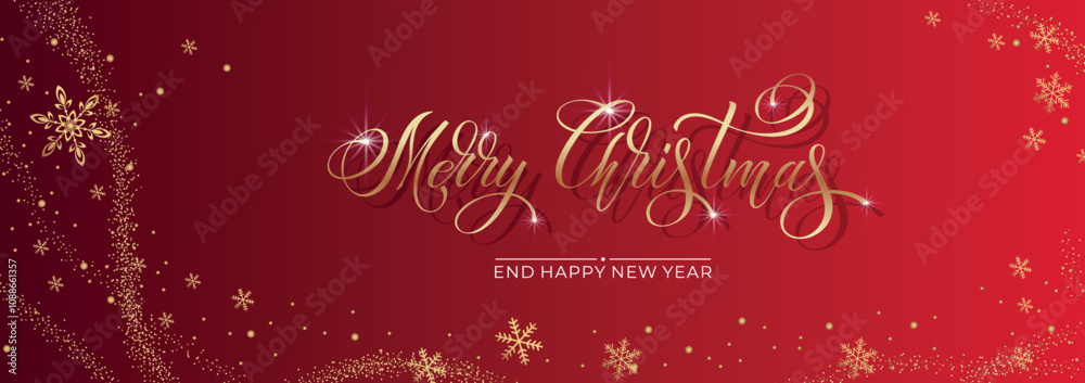 Merry Christmas and Happy New Year hand lettering calligraphy. Vector holiday illustration element. Typographic element for congratulations. Merry Christmas and Happy New Year hand lettering calligraphy. Vector holiday illustration element. Typographic element for congratulations.