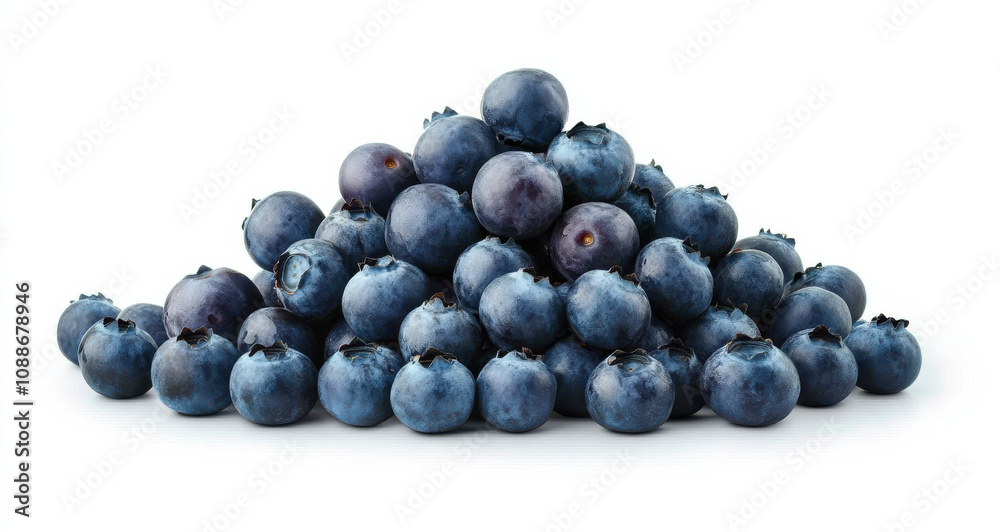 Fresh blueberries piled together, showcasing their vibrant blue color and natural sheen. Perfect for healthy snacks, desserts, or smoothies Fresh blueberries piled together, showcasing their vibrant blue color and natural sheen. Perfect for healthy snacks, desserts, or smoothies