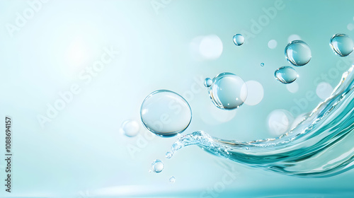Water purification concept showcasing clean and tasty water