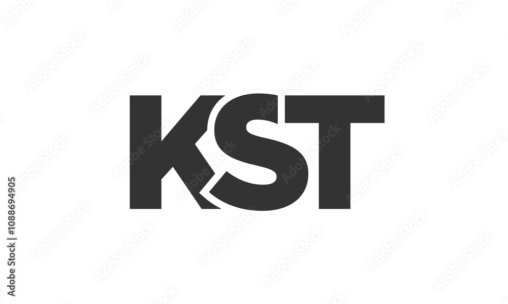 KST logo design template with strong and modern bold text. Initial based vector logotype featuring simple and minimal typography. Trendy company identity. KST logo design template with strong and modern bold text. Initial based vector logotype featuring simple and minimal typography. Trendy company identity.