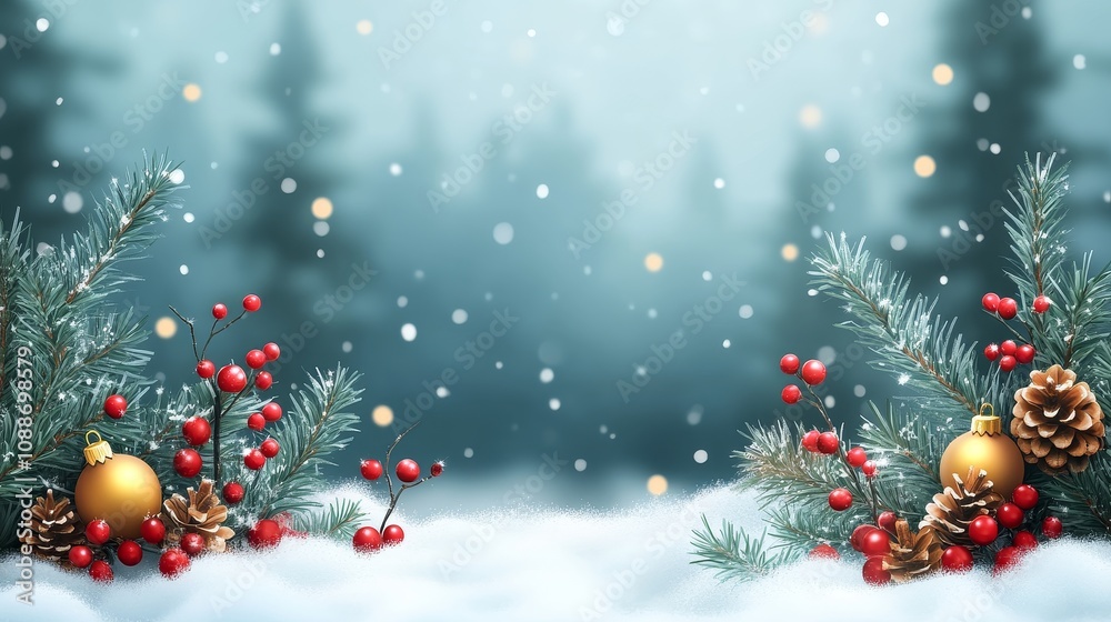 cartoon Christmas festive background with copy space, greeting card cartoon Christmas festive background with copy space, greeting card