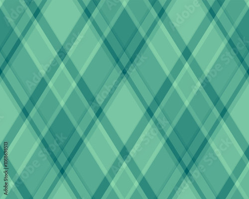 Argyle pattern of geometric rhombus. Harlequin check wallpaper design. Classic diamond shaped textile material for web background, print fabric clothing, sweater, wrapping paper, gift card, invitation