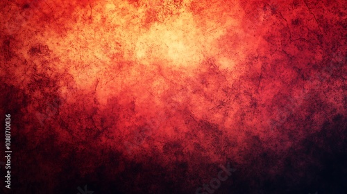 Fiery Inferno Digital Painting: Abstract Texture of Burning Embers AI Generated