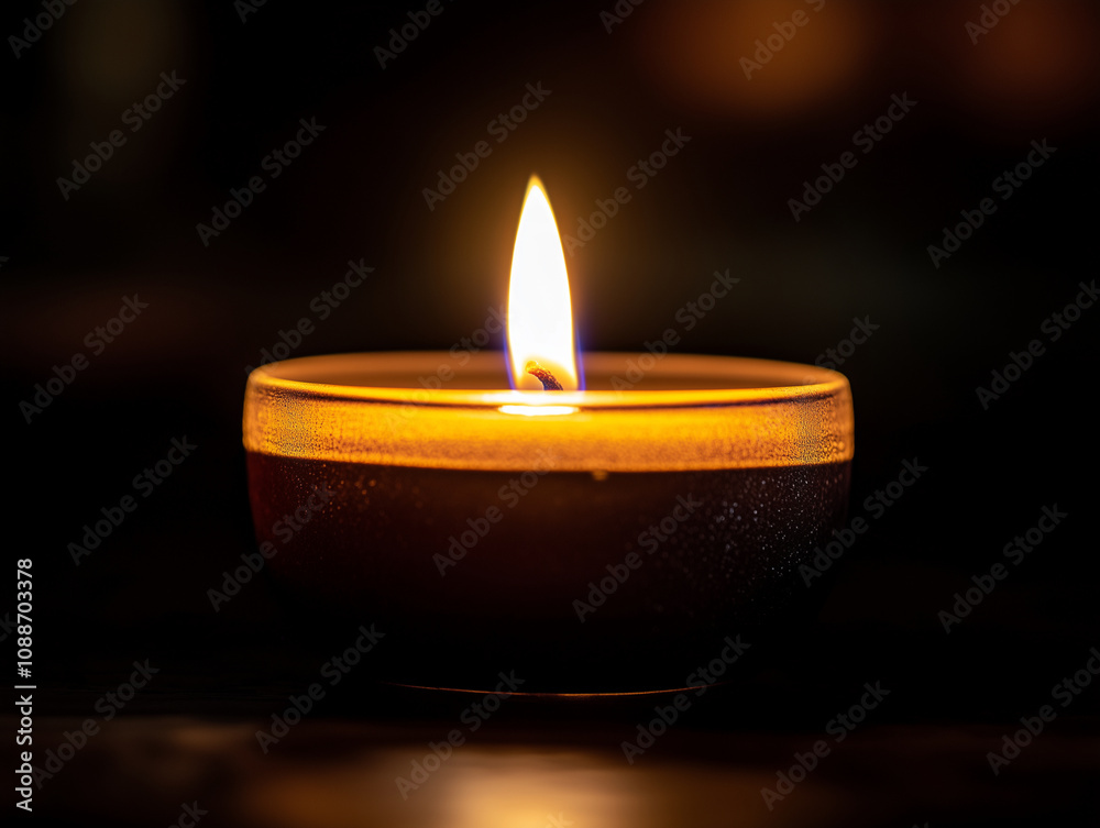 A close-up, high-quality photo of a single candle burning with a soft, warm glow in a darkened room. The candle symbolizes the light of Epiphany. A close-up, high-quality photo of a single candle burning with a soft, warm glow in a darkened room. The candle symbolizes the light of Epiphany.