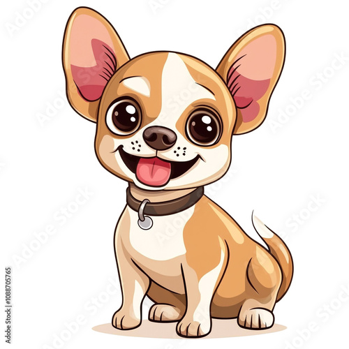 Cute Cartoon Chihuahua