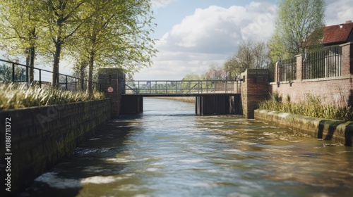 Schleuse Emmelsum.