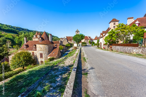 Fototapeta Naklejka Na Ścianę i Meble -  Village touristique d’Autoire, lot, France 
