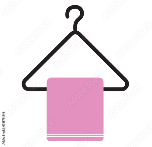 towel  vector icon set
