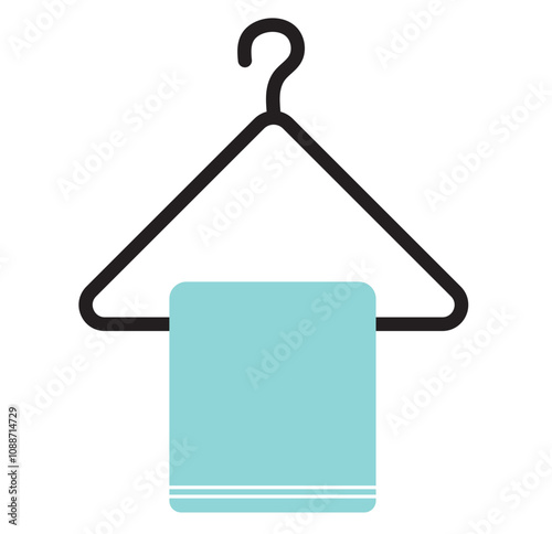 towel  vector icon set