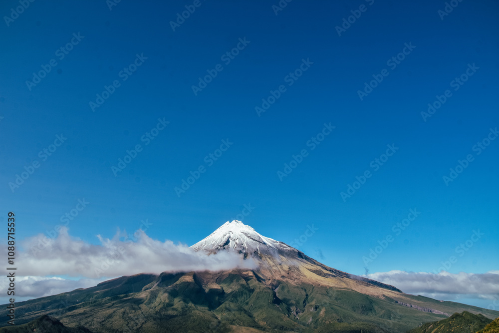 Fotografía del Monte Taranaki en Nueva Zelanda. Fotografía del Monte Taranaki en Nueva Zelanda.
