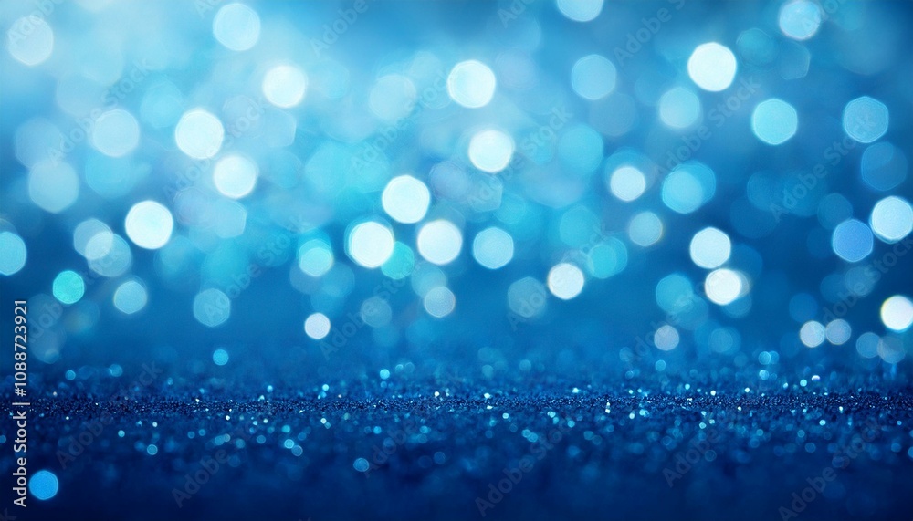 Fototapeta premium blue abstract background with bokeh