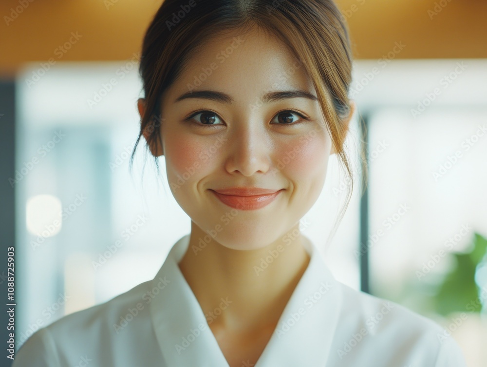 Professional Portrait of a Smiling Asian Woman for Stock Photography Professional Portrait of a Smiling Asian Woman for Stock Photography