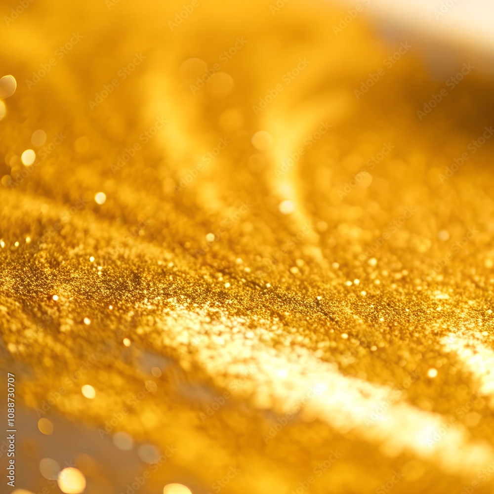 Shiny gold dust background with light reflections. Luxury golden texture template for design. Shiny gold dust background with light reflections. Luxury golden texture template for design.