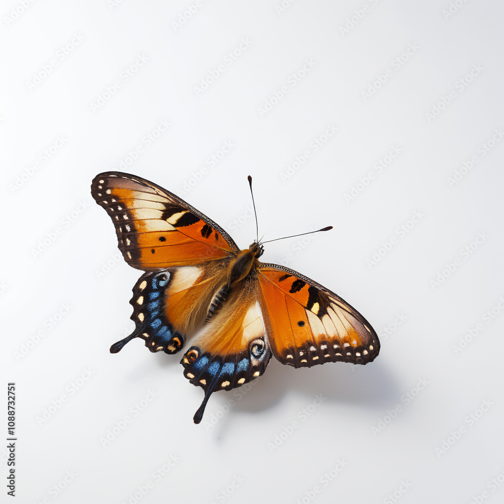 butterfly on white background butterfly on white background