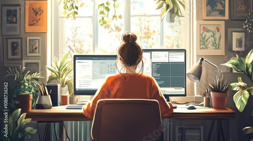 Productivity tips for remote work with feng shui, balancing work and home life