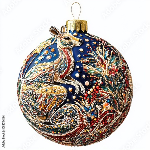 Vibrant Christmas Ornament Blends Dreamtime with Australian Cheer photo