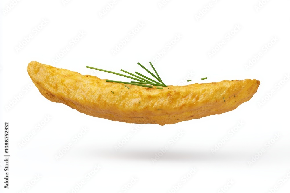 Omelet or scrambled egg with pepper and herbs on transparent background, healthy omelette, breakfast time. Omelet or scrambled egg with pepper and herbs on transparent background, healthy omelette, breakfast time.
