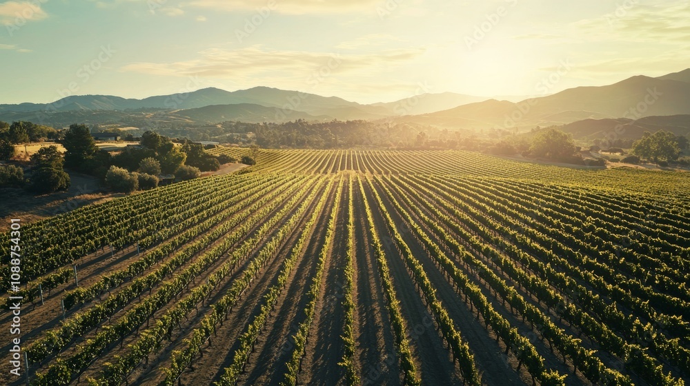 Obraz premium A landscape photographer specializing in serene landscapes, Biotechnology farms, Agricultural Biotechnology