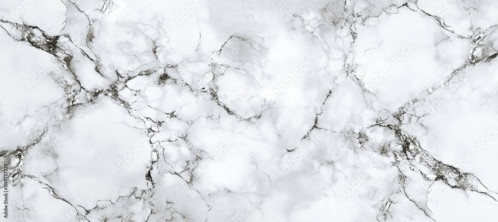 Elegant white black marble texture with intricate gray veining, creating serene and sophisticated appearance. Perfect for backgrounds or interior design inspiration Elegant white black marble texture with intricate gray veining, creating serene and sophisticated appearance. Perfect for backgrounds or interior design inspiration