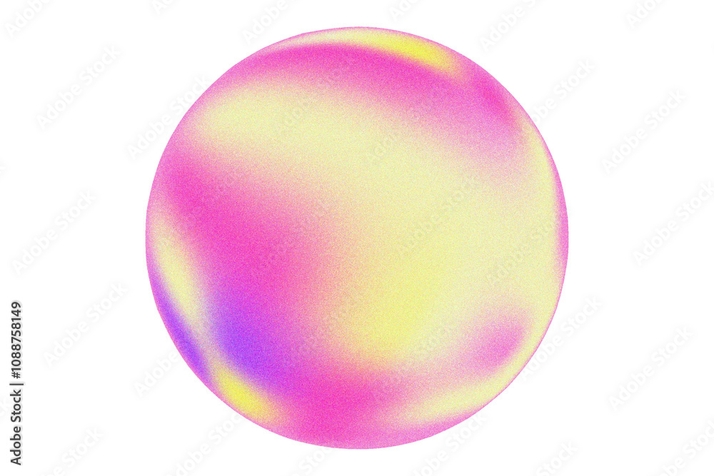 Abstract purple, yellow blurred magic sphere with grain texture, isolated PNG, transparent background. Iridescent glass sphere design element with smooth noise. Aesthetic bubble decoration. Abstract purple, yellow blurred magic sphere with grain texture, isolated PNG, transparent background. Iridescent glass sphere design element with smooth noise. Aesthetic bubble decoration.