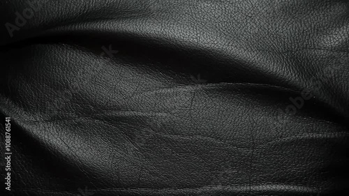 black leather background 