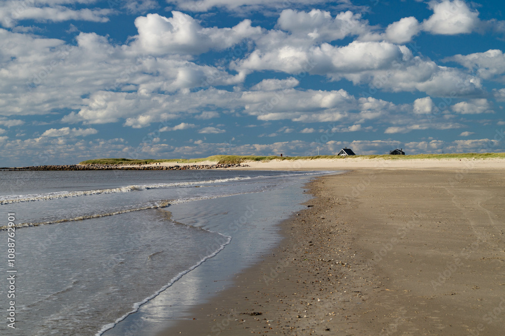 an der Nordsee in Hvidbjerg Strand Westjütland an der Nordsee in Hvidbjerg Strand Westjütland