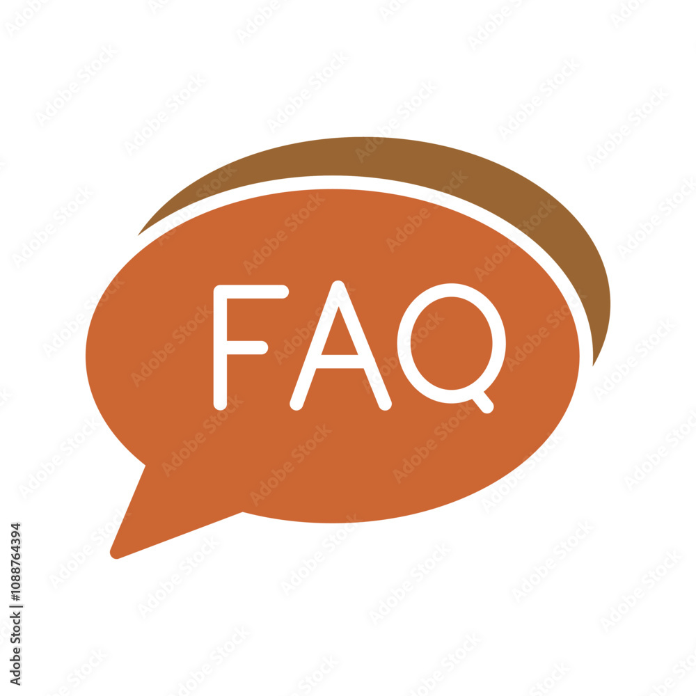 FAQ Section Vector Icon