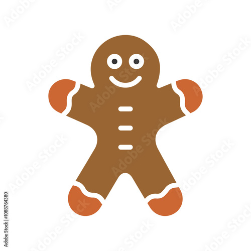 Gingerbread Vector Icon