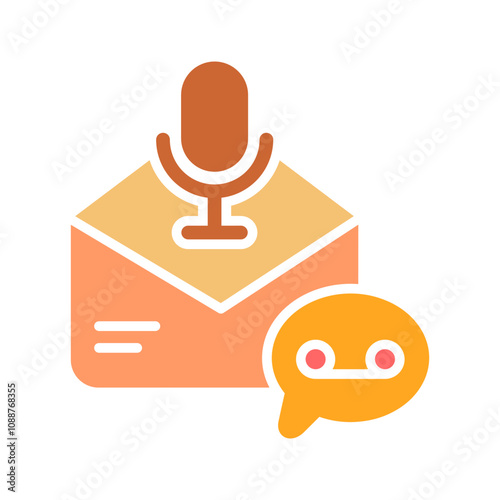 Voice Message Vector Icon