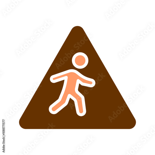 Children Crossing Vector Icon