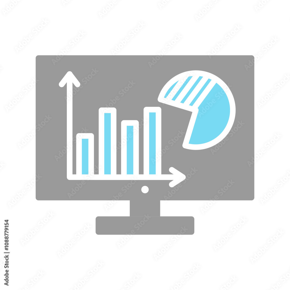 Business Analytics Vector Icon Business Analytics Vector Icon