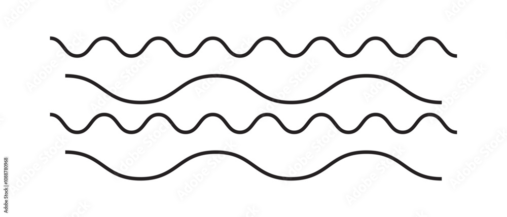 Wave icon. flat and simple wave vector. vector illustration. Wave icon. flat and simple wave vector. vector illustration.