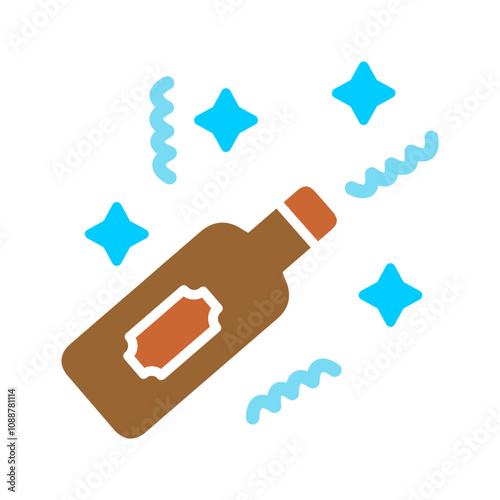 Wine Celebration Vector Icon