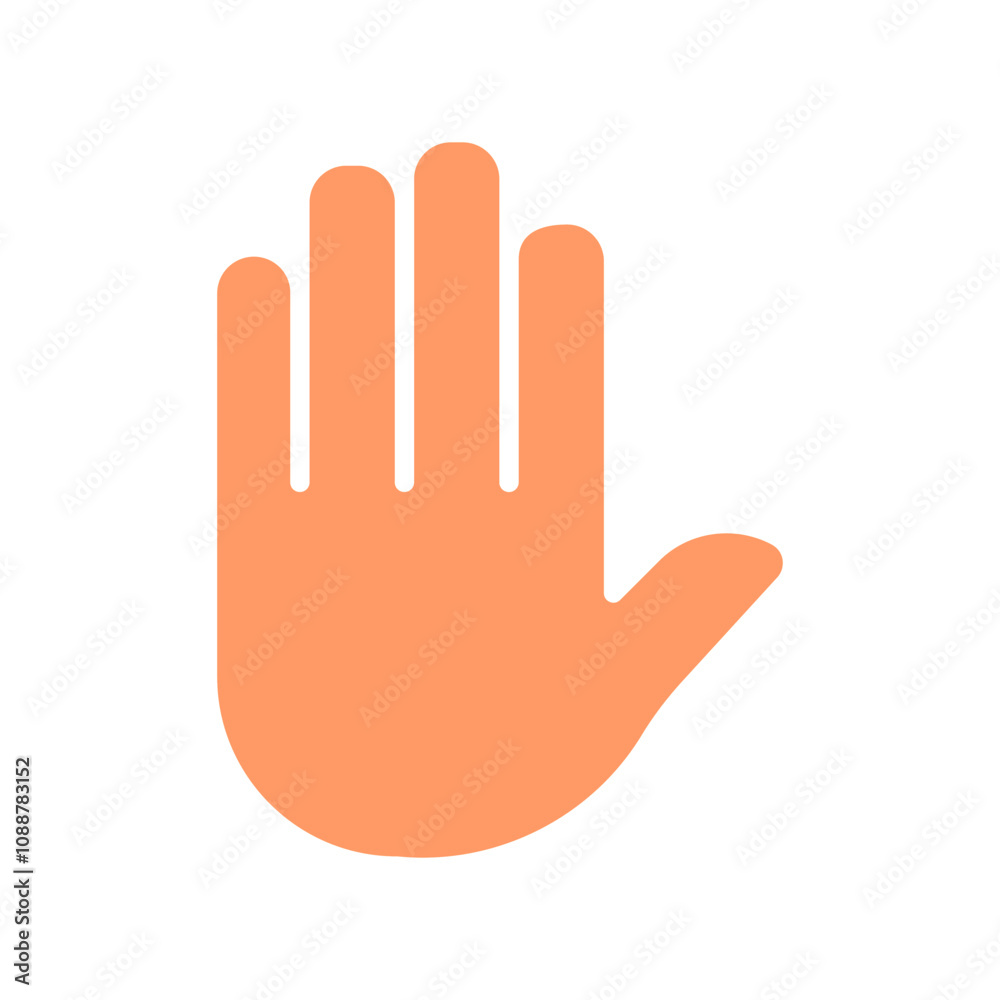 Obraz premium Raising Hands Vector Icon