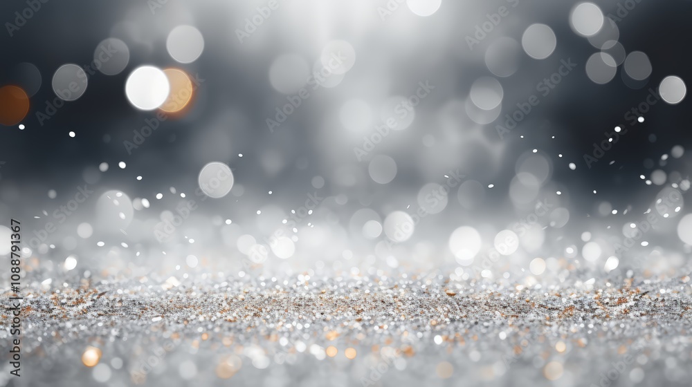 Captivating Abstract Background Filled with Sparkling Silver Glitter and Dreamy Bokeh Effects for Various Creative Projects and Designs Captivating Abstract Background Filled with Sparkling Silver Glitter and Dreamy Bokeh Effects for Various Creative Projects and Designs