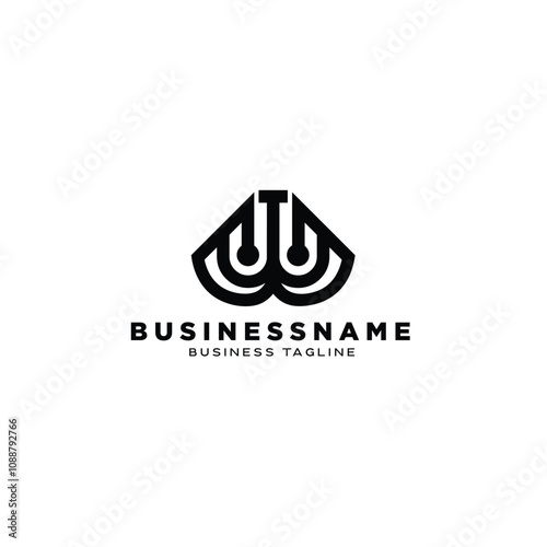 premium letter T creative fannose logo design