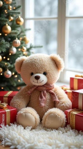 Cozy Holiday Cheer with a Teddy Bear