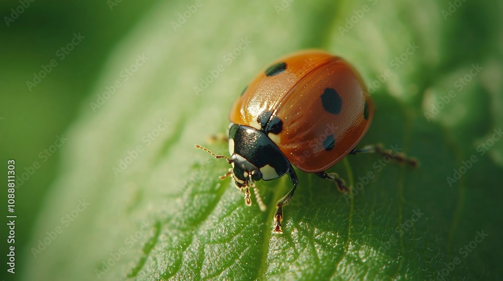 Ladybugs and Other Beneficial Insects on Crop Leaves for Natural Pest Control Ladybugs and Other Beneficial Insects on Crop Leaves for Natural Pest Control