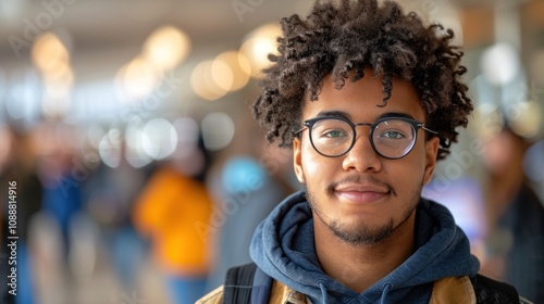 Portrait of a Young Man with Glasses