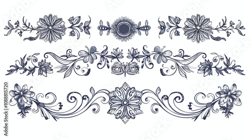 Hand Drawn Text Dividers & Vignettes Collection for Designers