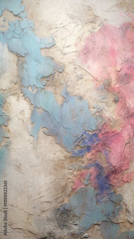 Naklejka premium Pastel with some paint on it painting rough wall.