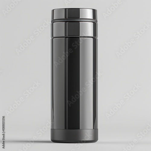 Black Stainless Steel Vacuum Insulated Travel Mug