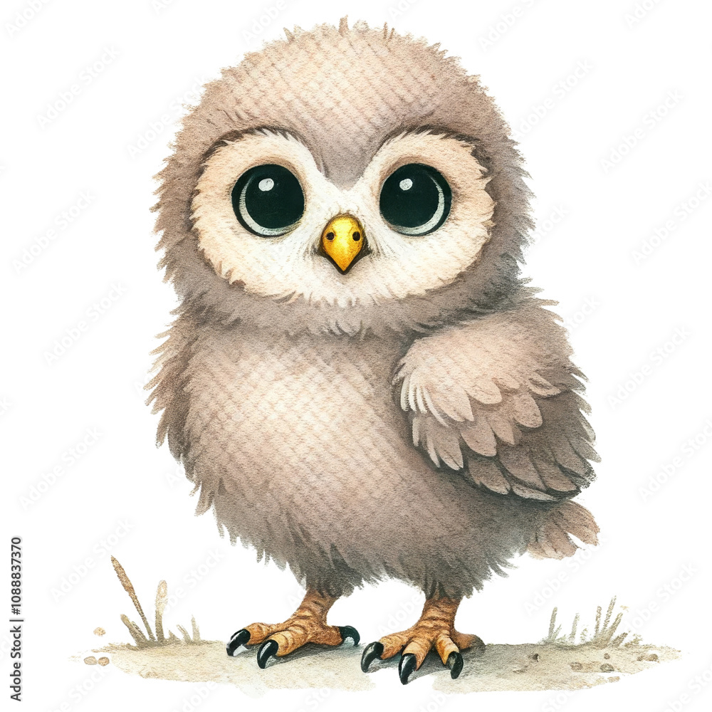 Naklejka premium Nursery Animal Clipart, Playful Baby Animal Graphics for Nursery Decor