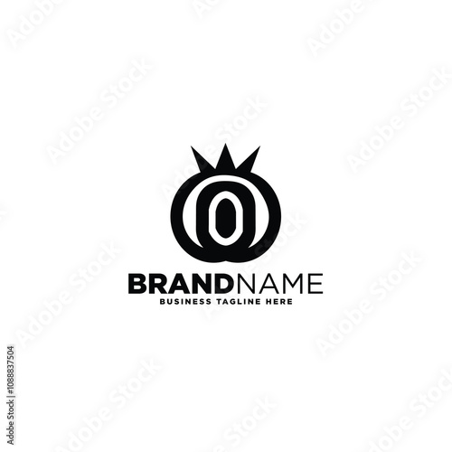royal letter O business logo design