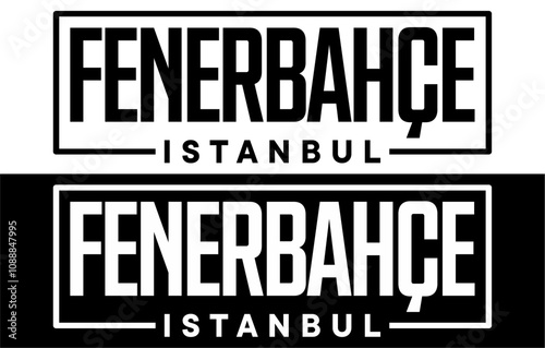 FENERBAHCE Istanbul Logo Emblem Vector Sticker (Fenerbahçe)