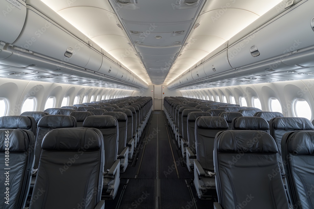 Obraz premium interior of a passenger plane