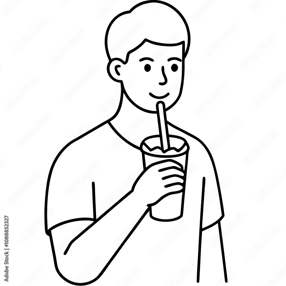 man drinks celery smoothie following healthy man drinks celery smoothie following healthy