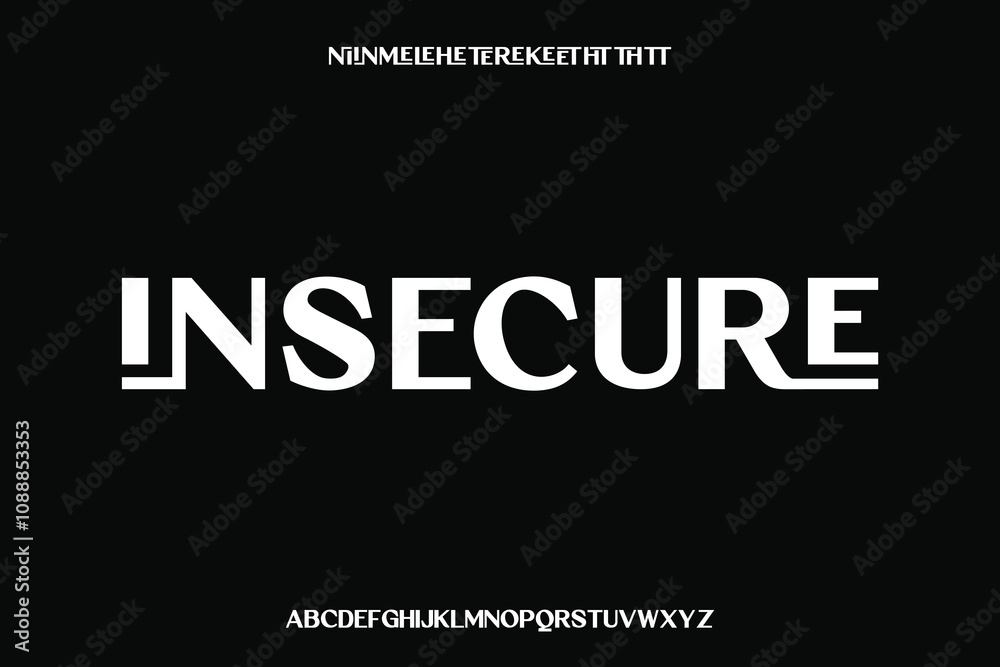 Display alphabet font vector design suitable for headline, poster, logo, magazine and many more Display alphabet font vector design suitable for headline, poster, logo, magazine and many more